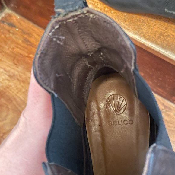 Coclico Black Italian Leather Boots, size 37, - Picture 6 of 6